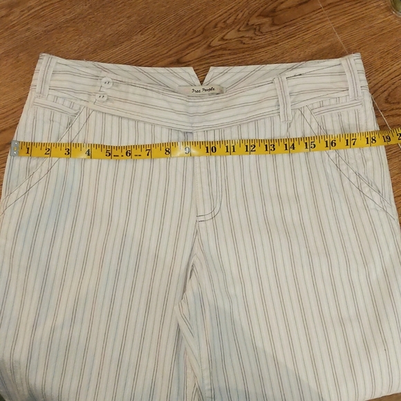Free People Wide Leg Pinstripe Pants - Picture 11 of 14